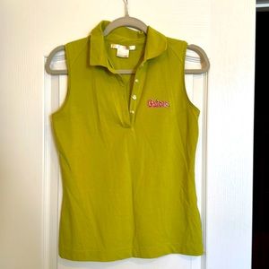 Florida Gators Green Nike Sleeveless Golf Polo Dri-Fit. Small.